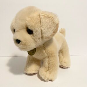 Miyoni Aurora Yellow Lab Plush Puppy Dog Stuffed Animal Toy 10”